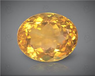 Yellow Citrine Natural Certified  9.41CTS-8527